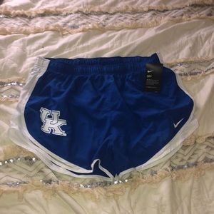 nike dri-fit university of ky running shorts